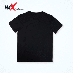 Black Round Neck Tee