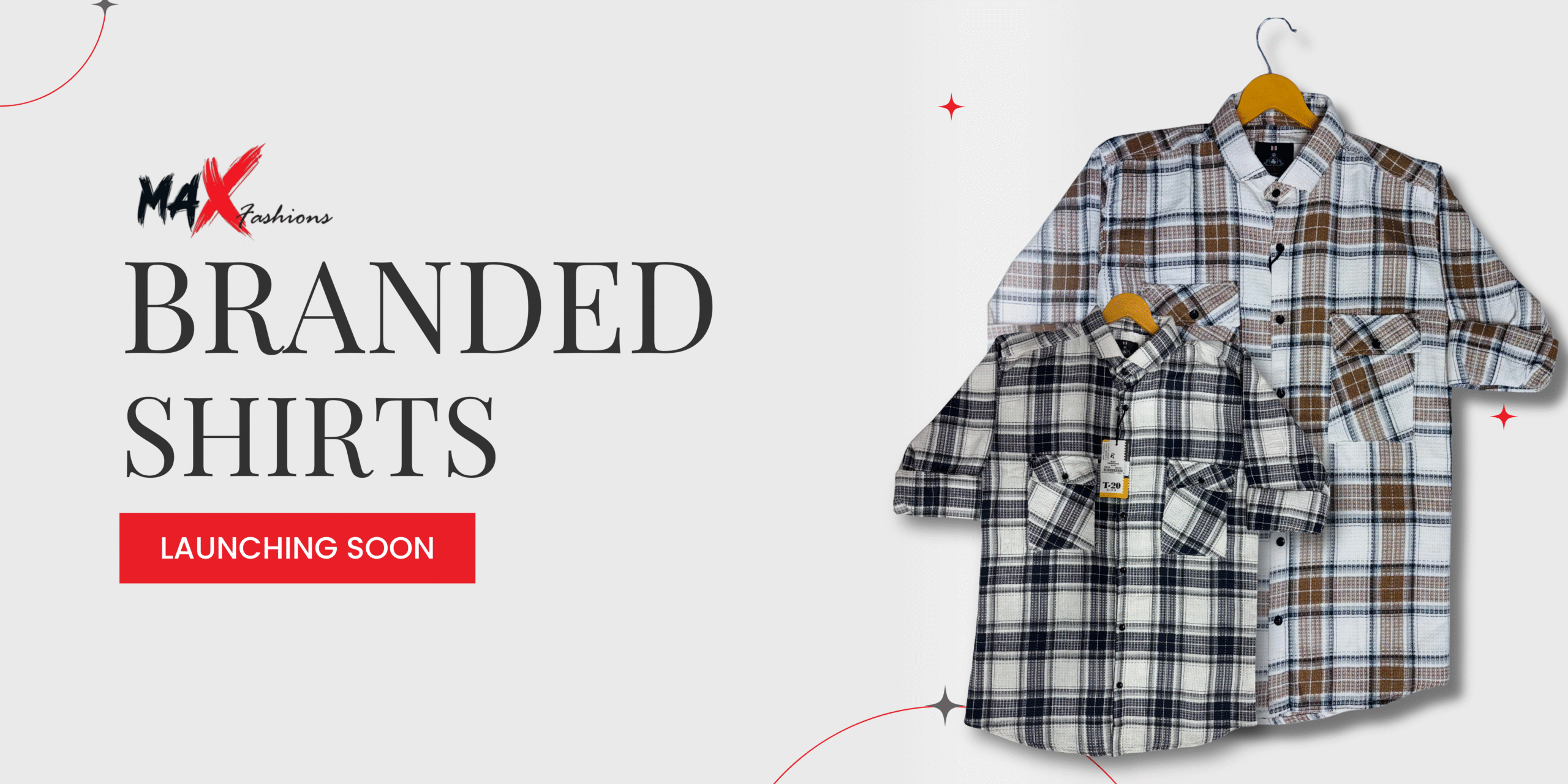 Grey and White Simple Launch Fashion Banner (3)